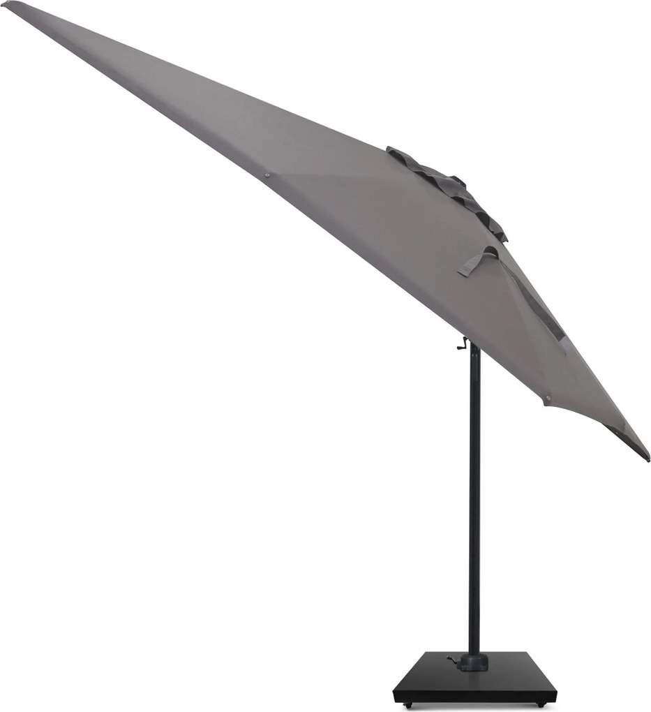 Zweefparasol 2.6x3.5m Desert (incl. voet en hoes) Taupe-naturel-bruin Camello Luna