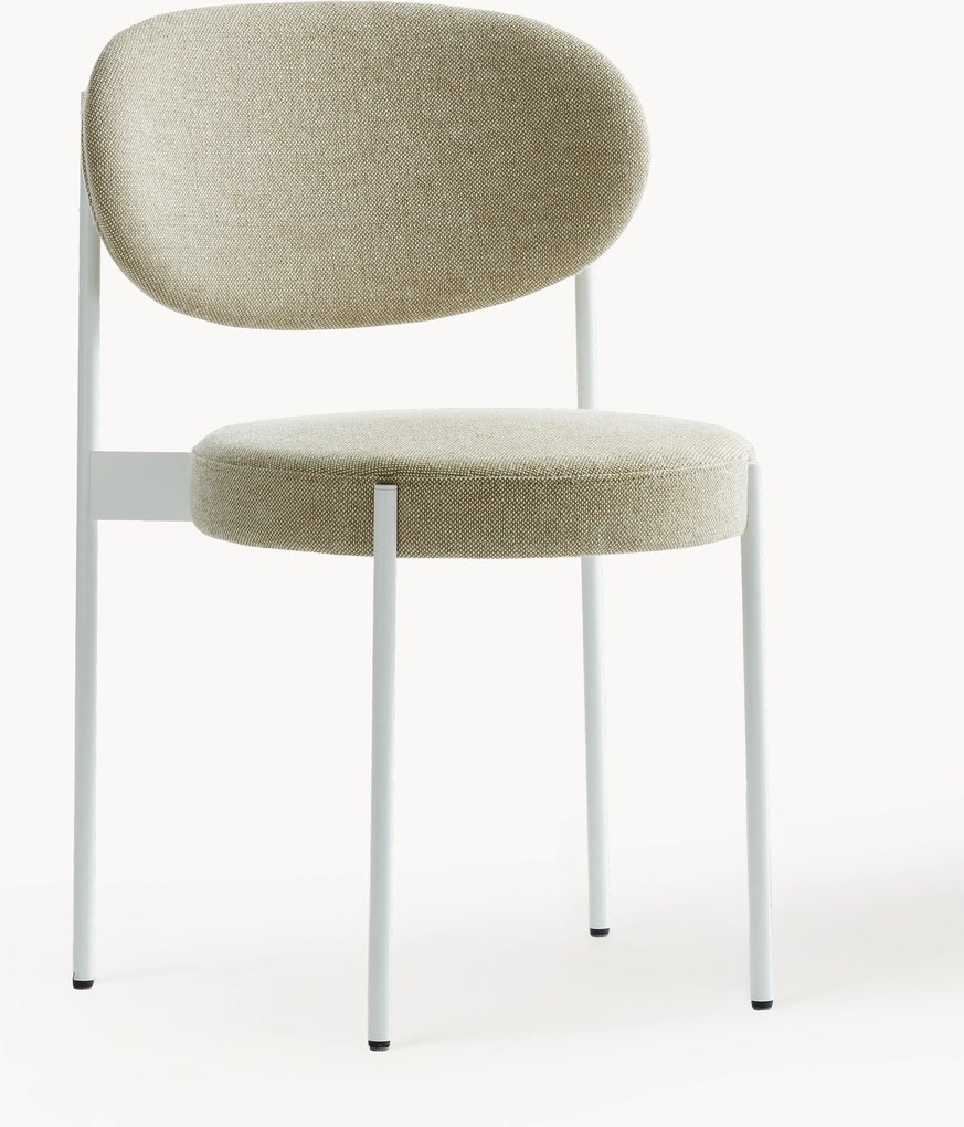 Gestoffeerde stoel Series 430 van wol, design Verner Panton