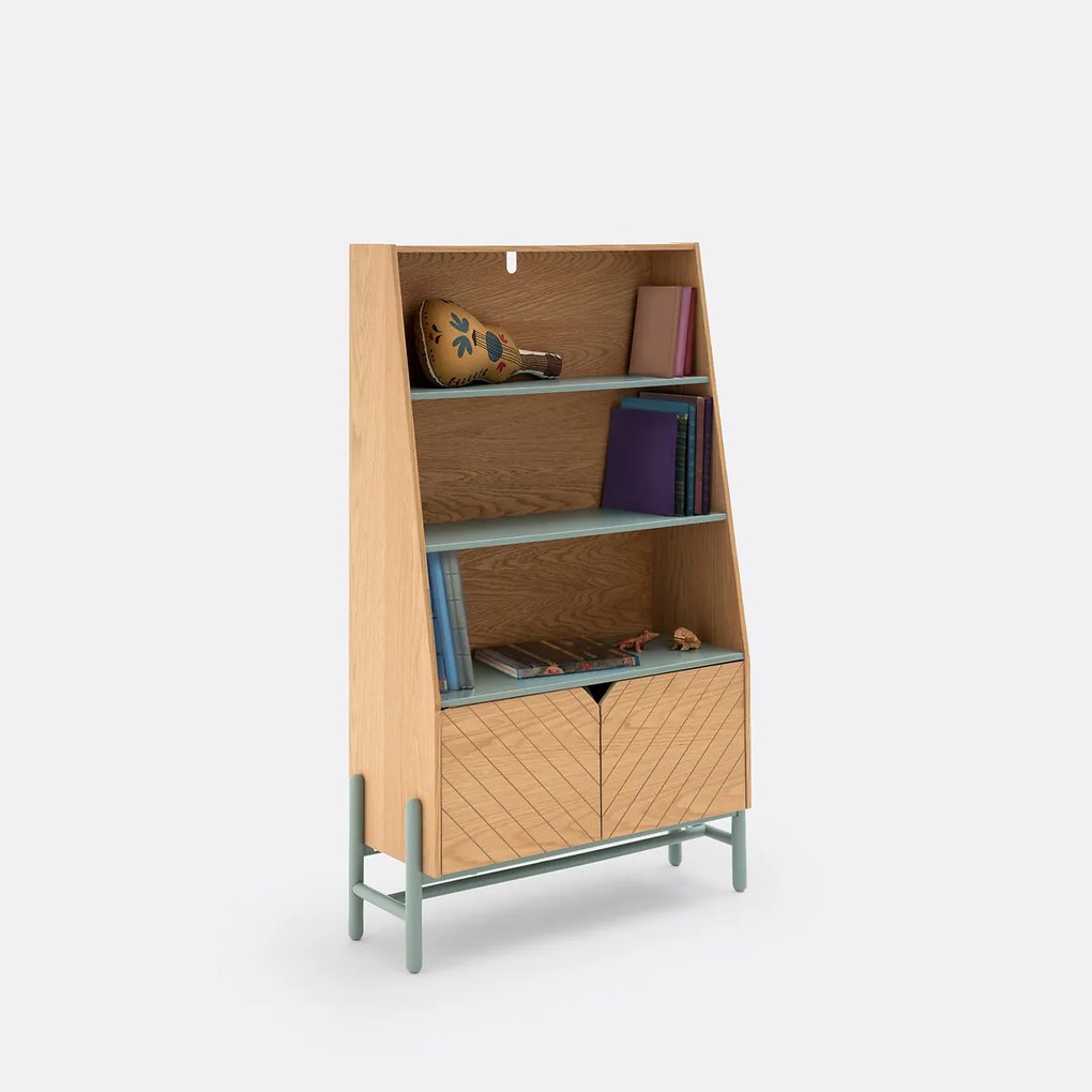 Boekenkast/opbergrek voor kinderen, Waldo