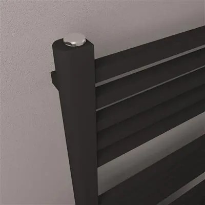 Eastbrook Rion handdoekradiator 60x180cm 1122W zwart mat