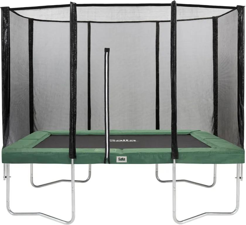 Salta Combo trampoline met veiligheidsnet 153x213 cm - groen
