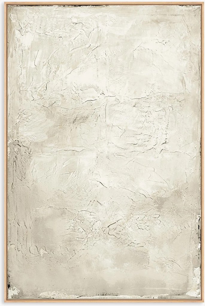 Handbeschilderde ingelijste canvasdoek Simple Living 3