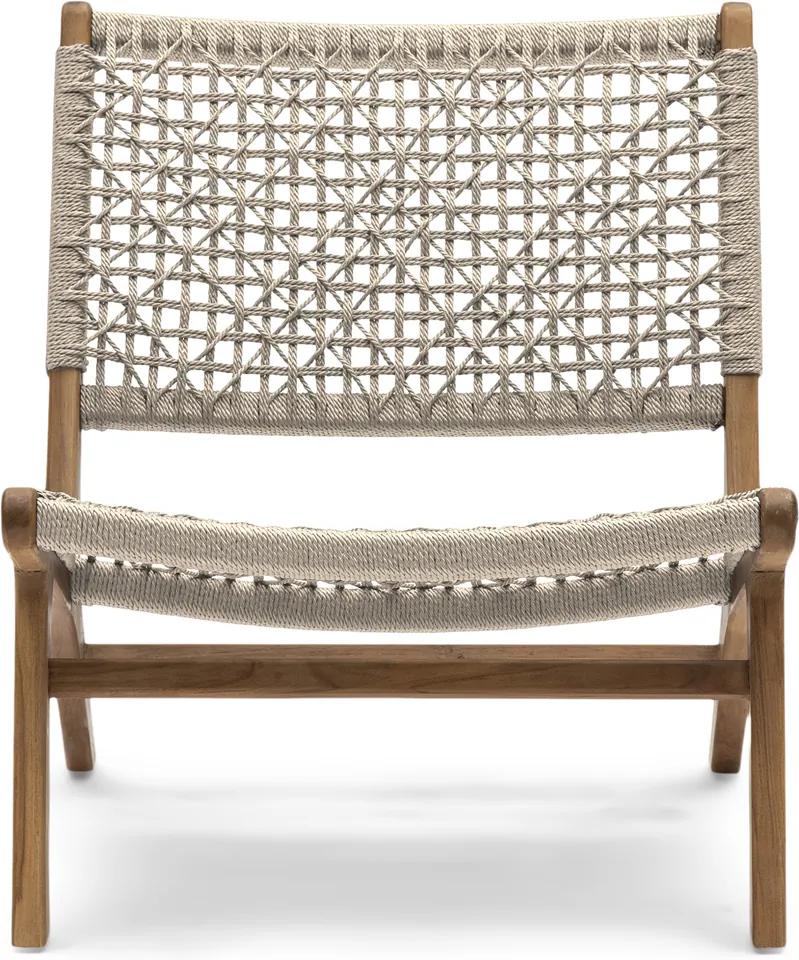 Rivièra Maison - El Nido Lounge Chair - Kleur: bruin