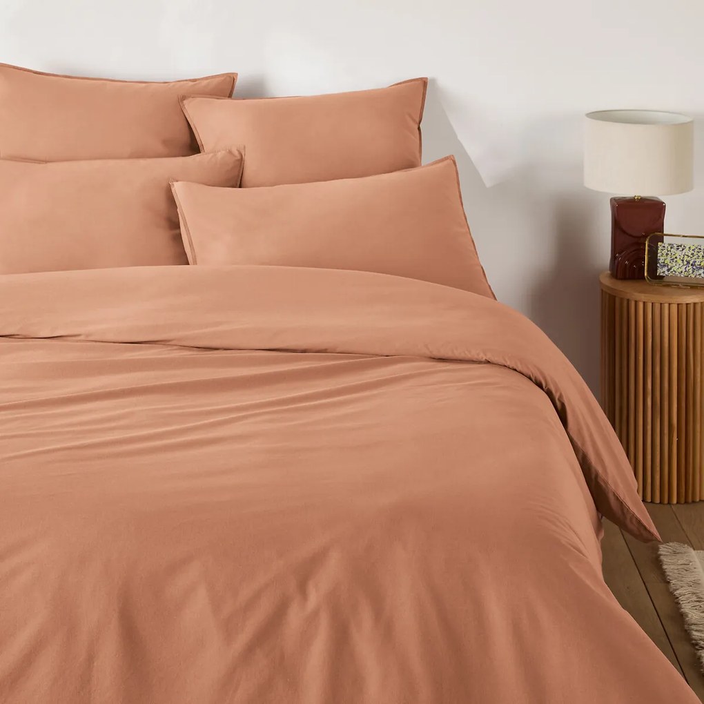 Effen dekbedovertrek in gewassen katoen, Scenario