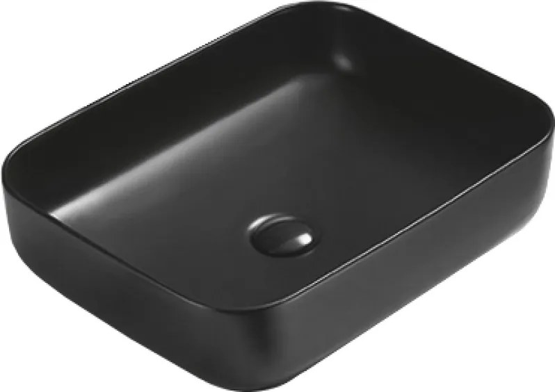 Mexen Carla opzetwastafel 50 x 39 cm, zwart mat - 21555085