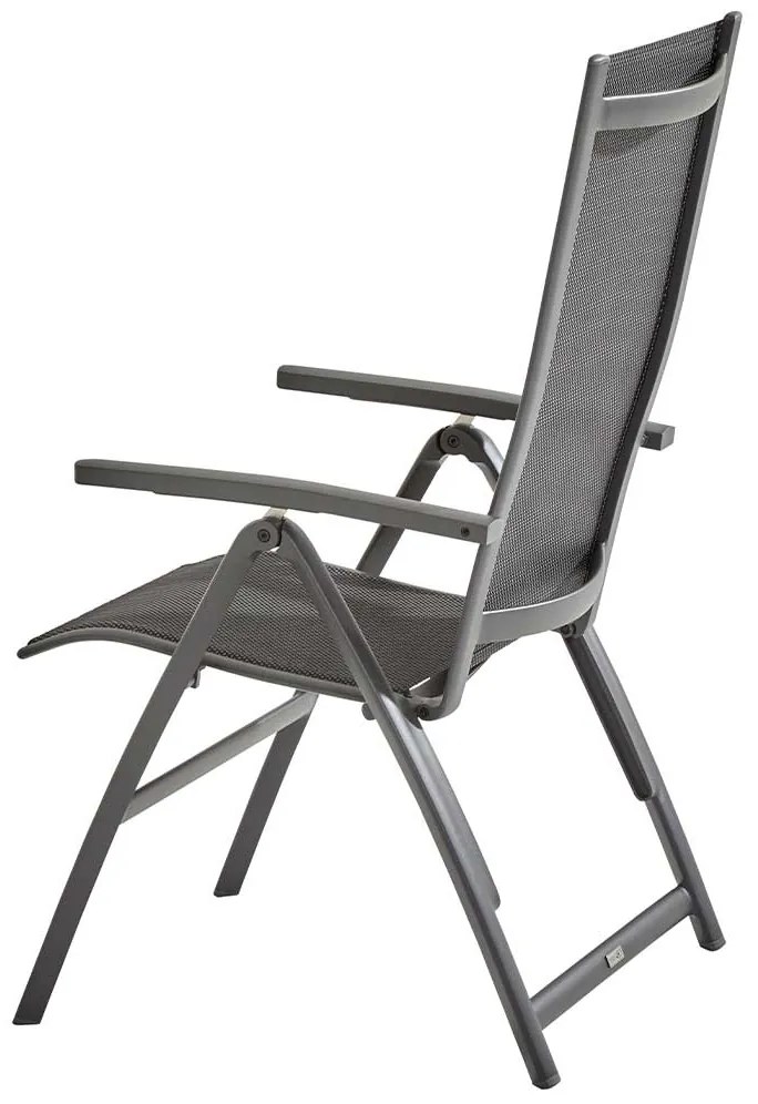 4 Seasons Cadiz tuinstoel verstelbaar - matt carbon