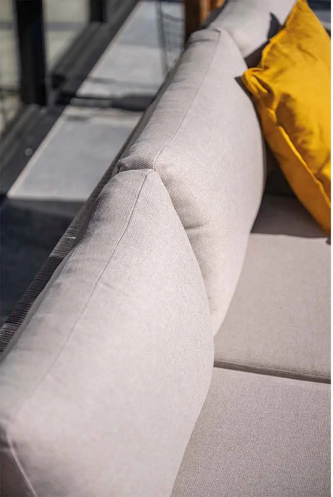 Garden Impressions Alora lounge dining set 5-delig links - grey sand