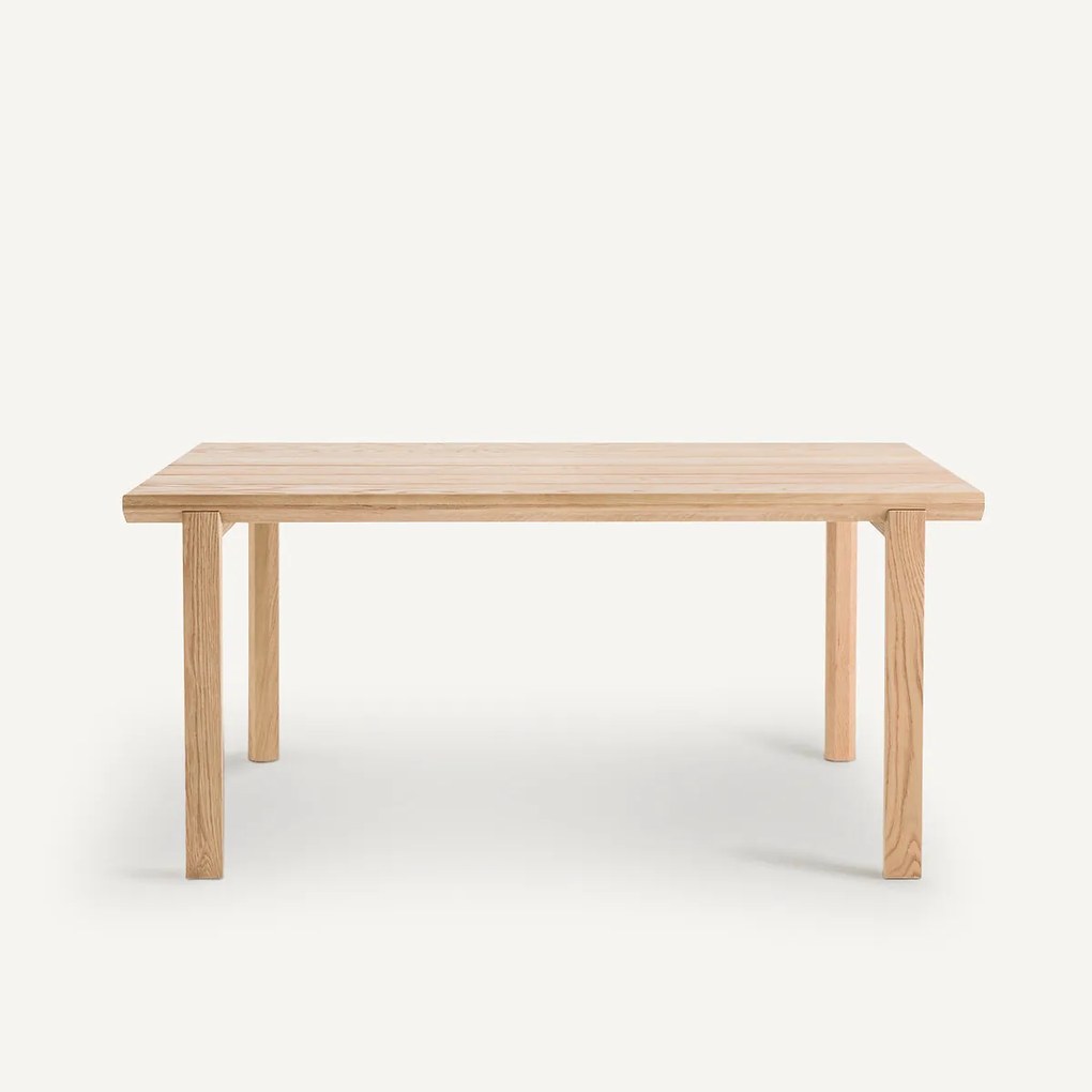 Massief eiken tafel, Torezia, ontwerp door Emmanuel Gallina
