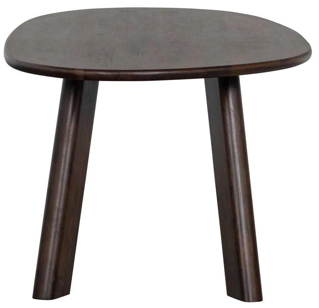 BePureHome Roundly Organische Eettafel Walnoot - 200 X 100cm.