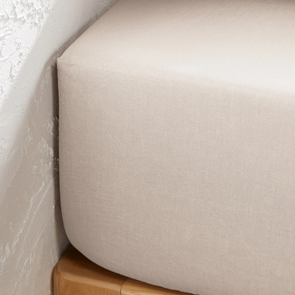 Effen hoeslaken in katoen, omslag 32 cm, Scenario