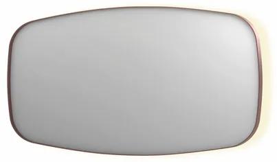 INK SP30 spiegel - 160x4x80cm contour in stalen kader incl indir LED - verwarming - color changing - dimbaar en schakelaar - geborsteld koper 8409784