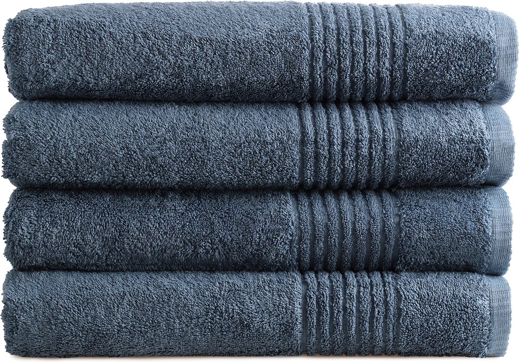 Handdoek Supreme Collectie - 4 stuks - 70x140 - ijsblauw
