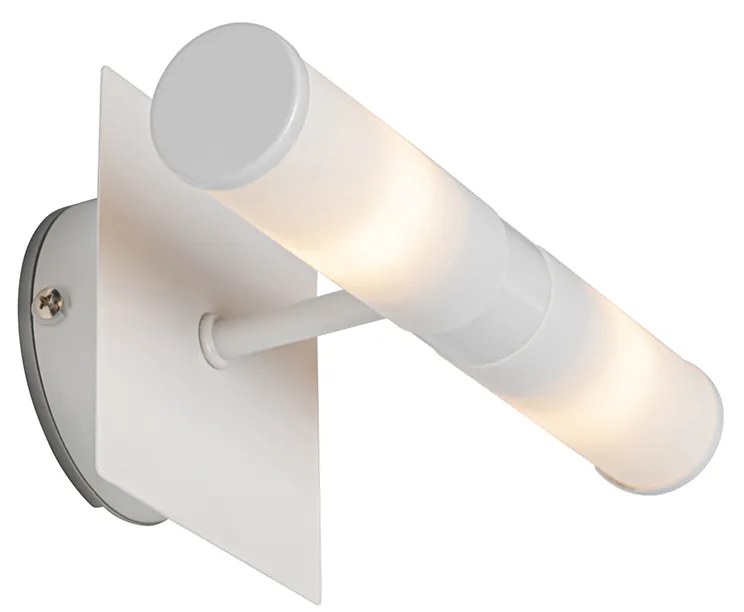 Moderne badkamer wandlamp wit IP44 2-lichts - Bath