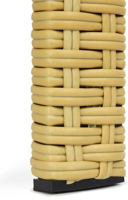 Driezitsbank van kunststof rotan Bari Garden Point beige