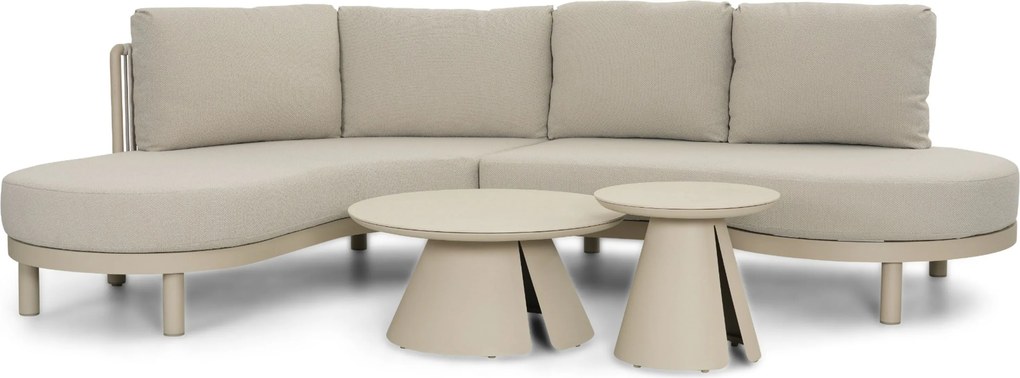 Loungeset tuin 5 personen Rope Zand/Beige Santika Furniture Santika