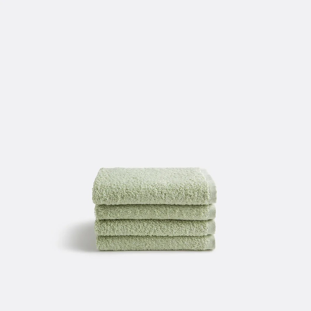 Set van 4 gastendoekjes in badstof 500g/m2, Scenario