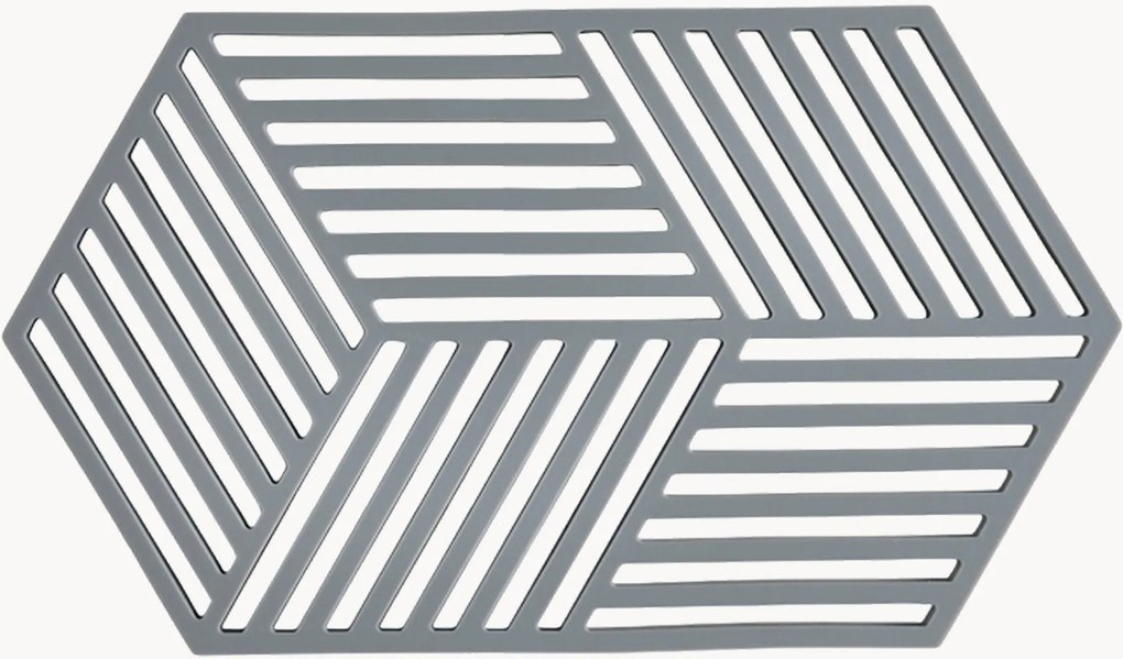 Grote siliconen onderzetters Hexagon, 2-delig