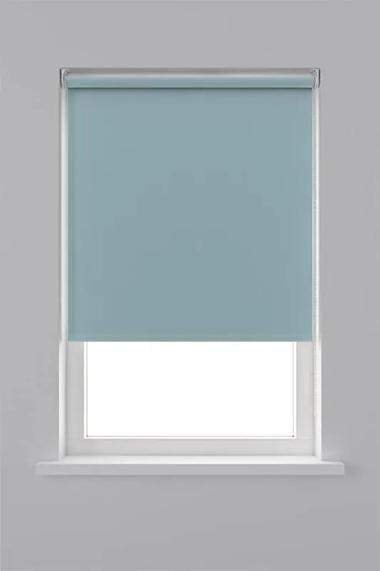 Decosol Rolgordijn Verduisterend - Licht Blauw 120 x 190 cm