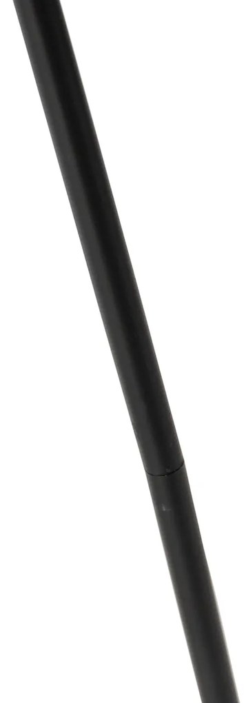 Oosterse vloerlamp beige met kralen - Moti