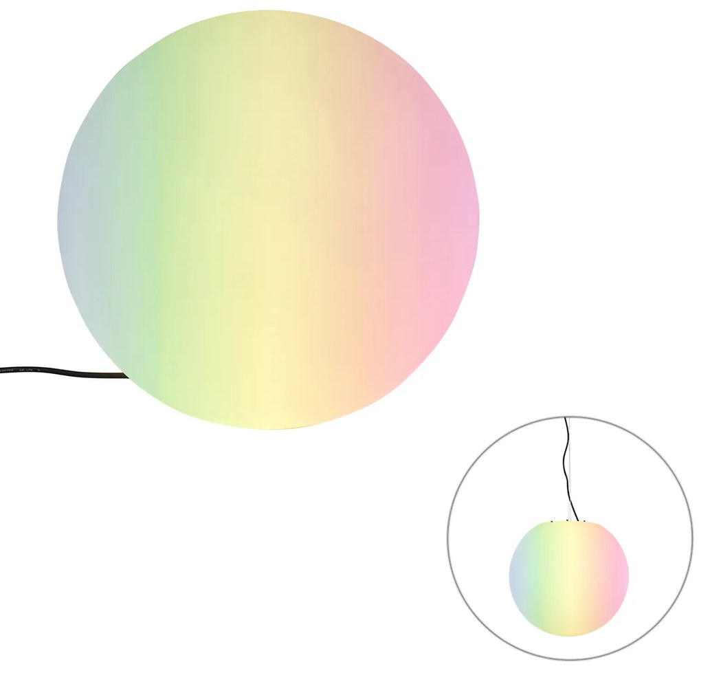 Smart buitenlamp wit 45 cm IP65 incl Wifi A60 - Nura