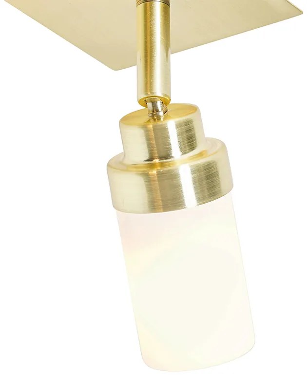 Moderne badkamer Spot / Opbouwspot / Plafondspot messing 2-lichts IP44 - Japie Modern G9 IP44 Lamp