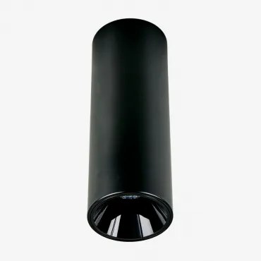 Opbouw Led Plafondlamp Rond Ø5,7 Cm Voor Buiten In Aluminium Luisiana Zwart & Warm Wit 3000k & 6 W & 38º - Sklum