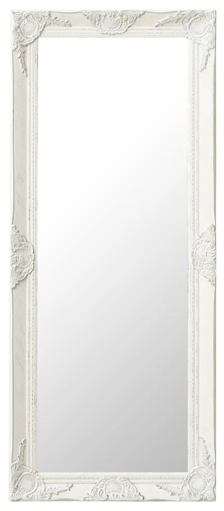 vidaXL Wandspiegel barok stijl 50x120 cm wit