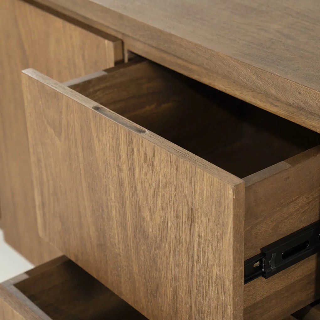 Eleonora Edward Tv Dressoir Mangohout 200 Cm - 200x40x61cm.