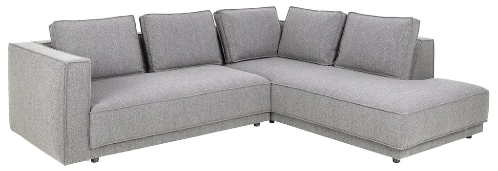 Hoekbank Grijs Boucle Hoek Rechts