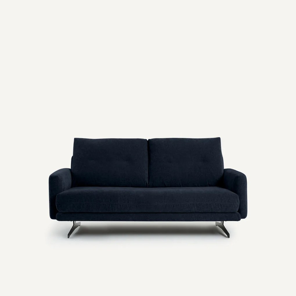 2-zitsbank in chenille fluweel, Delicato