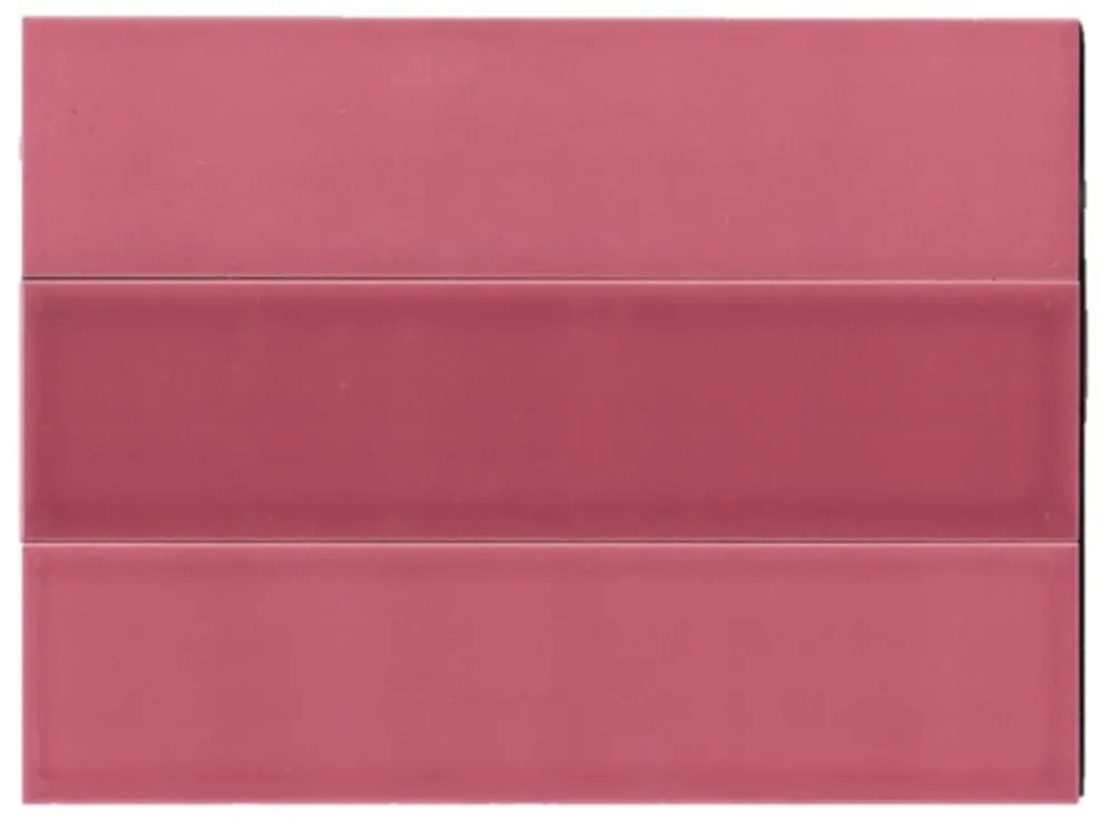 Terre d'Azur Ibiza wandtegel 6.5x26cm roze - 30 stuks per doos