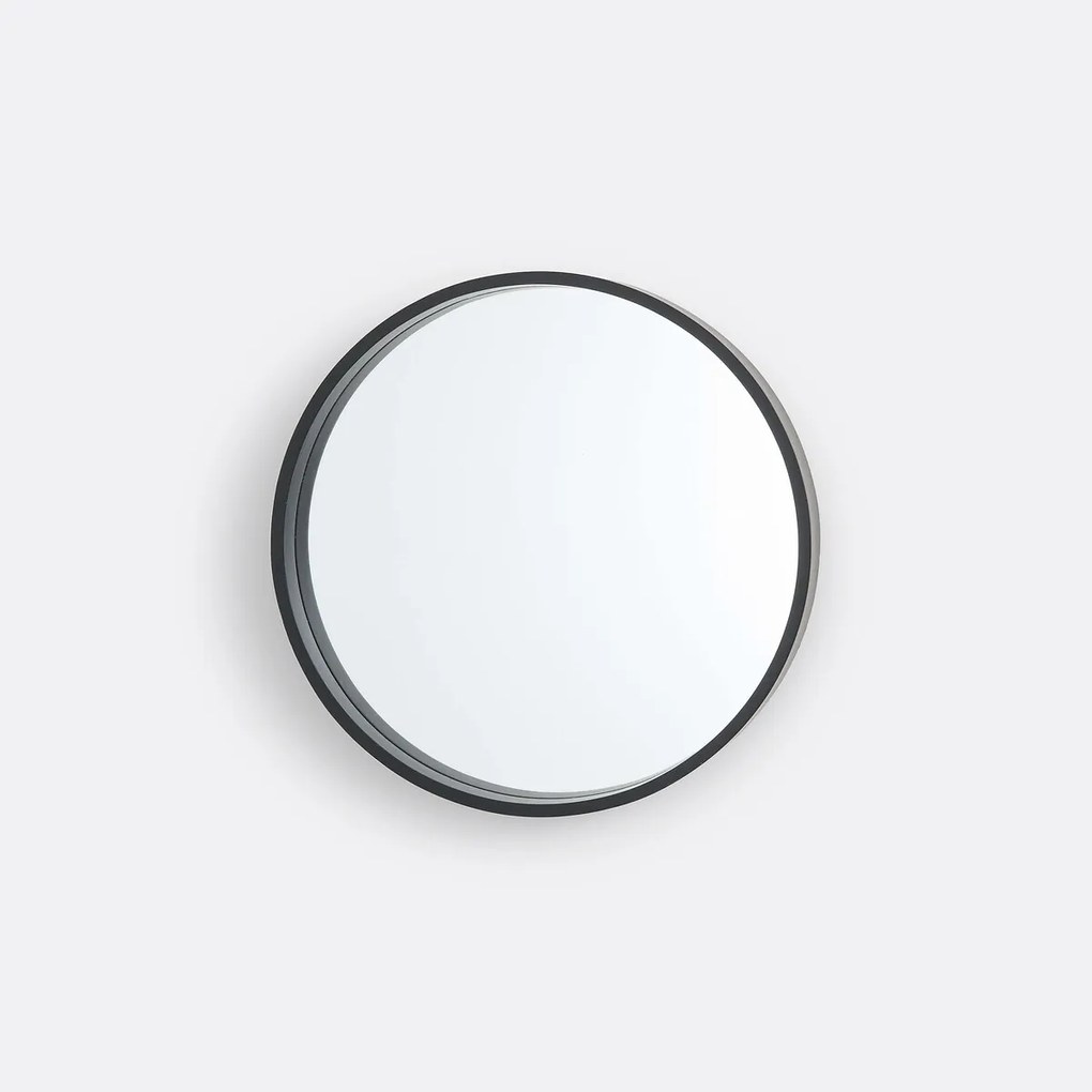 Ronde spiegel, zwartØ35 cm, Alaria