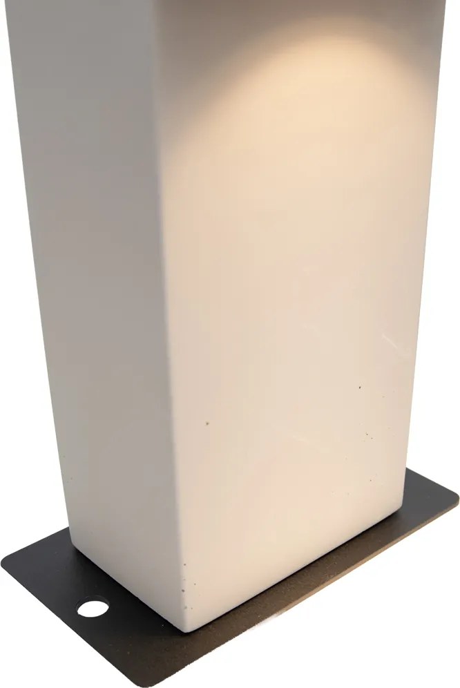 Modern buiten paaltje grijs 35cm IP44 - Pompei