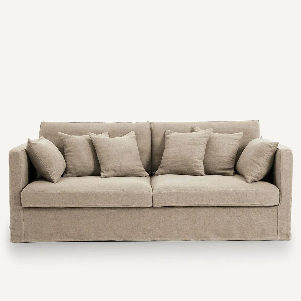 Bankhoes in dik stonewashed linnen, Neo Kinkajou