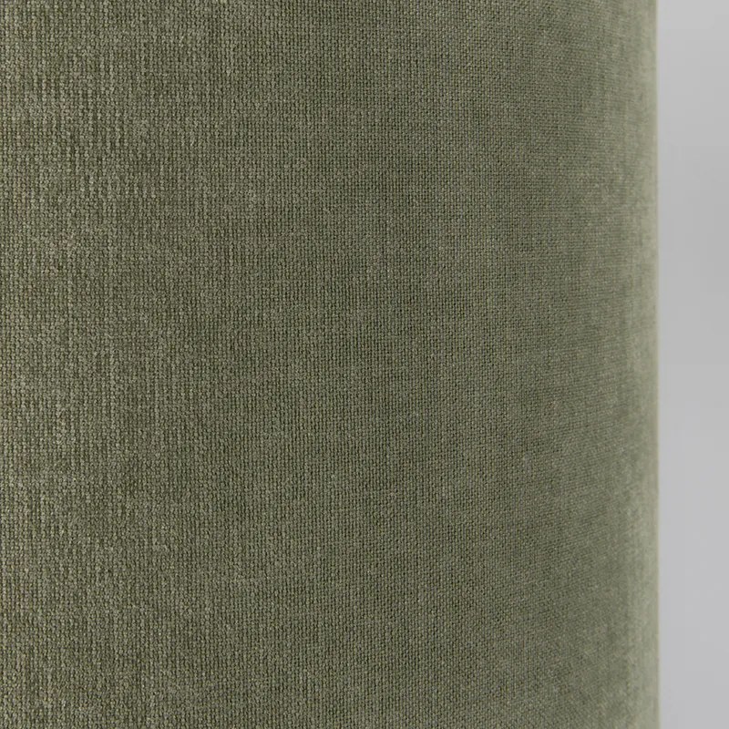 Hanglamp zwart met kap 35 cm groen verstelbaar - Blitz