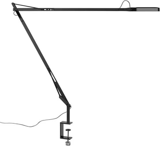 Flos Kelvin bureaulamp LED met klem zwart glans