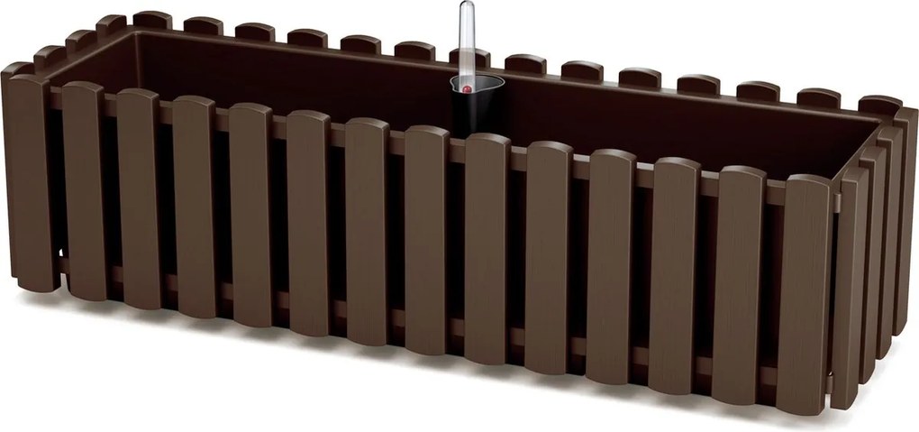 Prosperplast Boardee Fencycase Balkonbak - Bruin - 58 cm - Hout Look