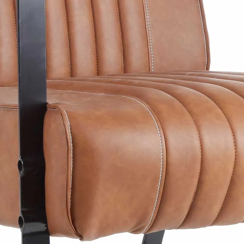 Fauteuil - Sanne - stof Vintage cognac