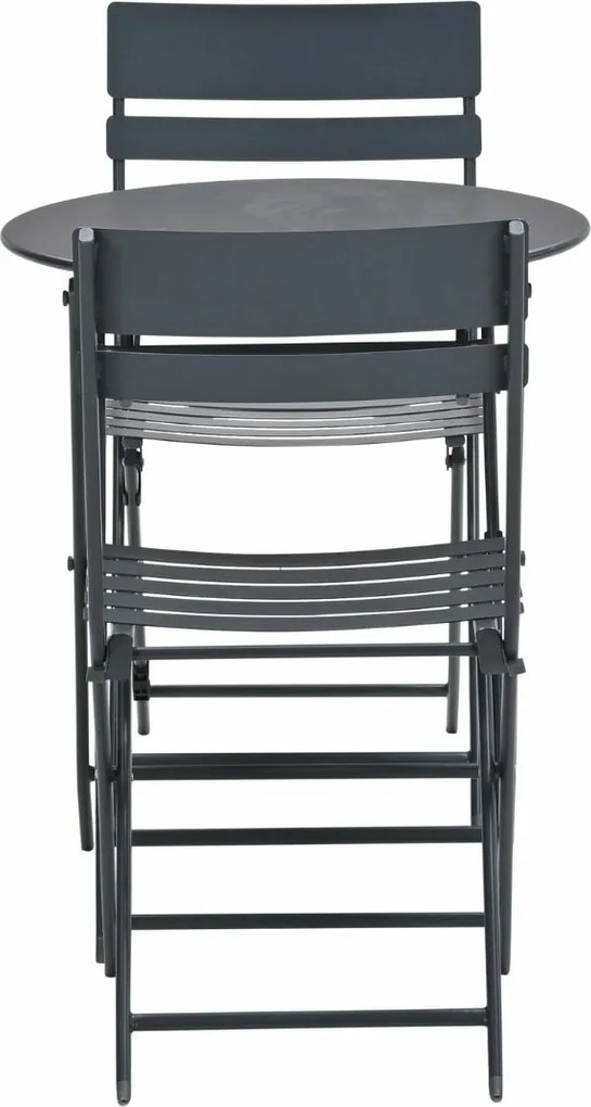 Garden Impressions Pisa bistro tuinset 3-delig - donker grijs