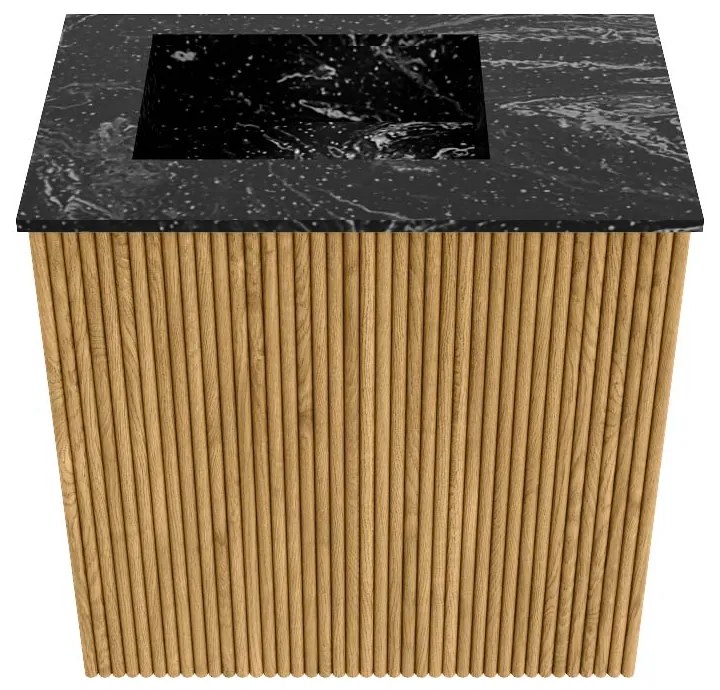 Mondiaz Joya DLux 40cm toiletmeubel oak met wastafel faye links 1 kraangat lava