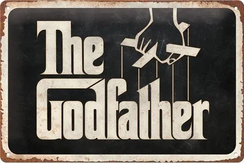 Metalen bord The Godfather