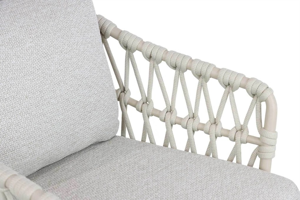 Stoel en Bank Loungeset 5 personen Rope Taupe Coco Barcelona