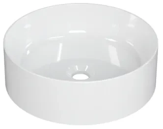 INK Yale waskom - 40x12cm - rond - porselein wit glans 0203071