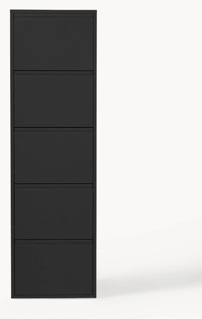 Wandschoenenkast Caruso met opklapbare vakken