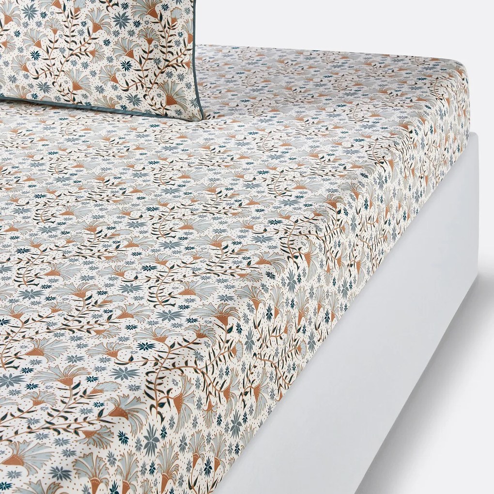 Hoeslaken in perkalkatoen Kalyan