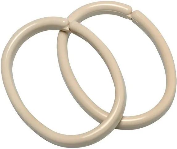 Sealskin douchegordijn ringen polyprop12 stuks verpakt jasmijn 252080260