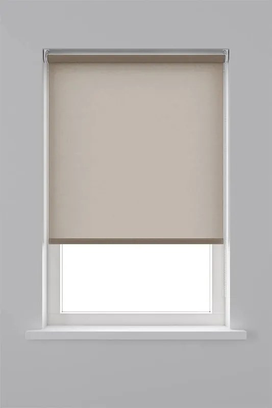 Decosol Rolgordijn Lichtdoorlatend Structuur - Zand 120 x 190 cm