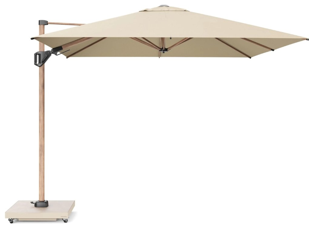 Platinum Challenger zweefparasol 3x3m T2 premium champagne