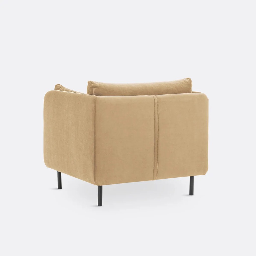 Fauteuil in fluweel, Victor