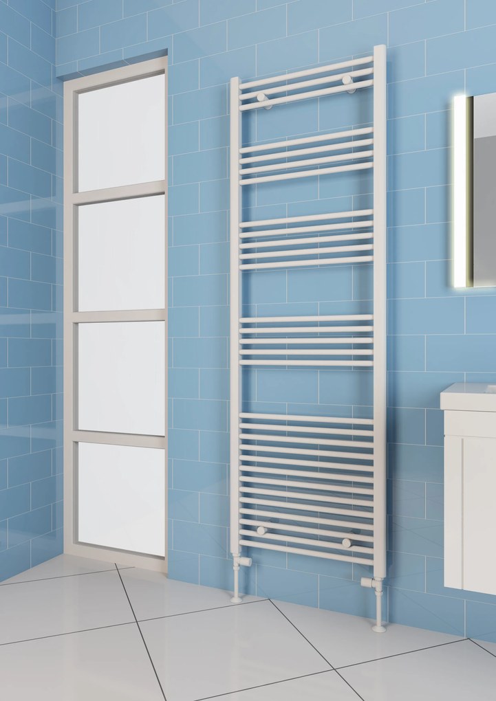 Eastbrook Wendover handdoekradiator 75x80cm 437W wit glans